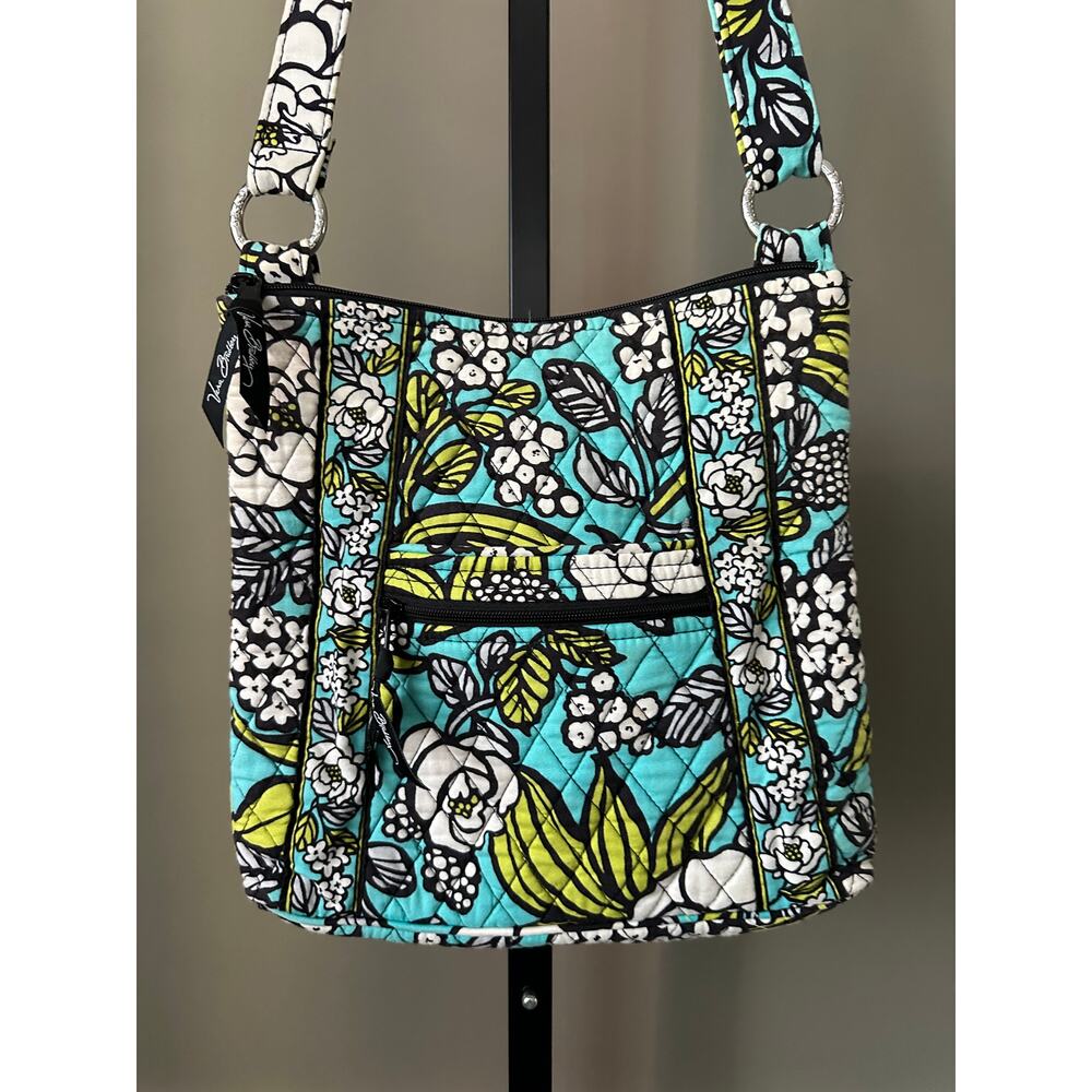 Vera Bradley Island Blooms Retired Crossbody Purse - Picture 2 of 4